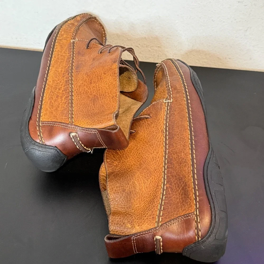 LL Bean Signature Jackman Ranger Moccasin Chukka Boots Mens 11.5 Brown Leather